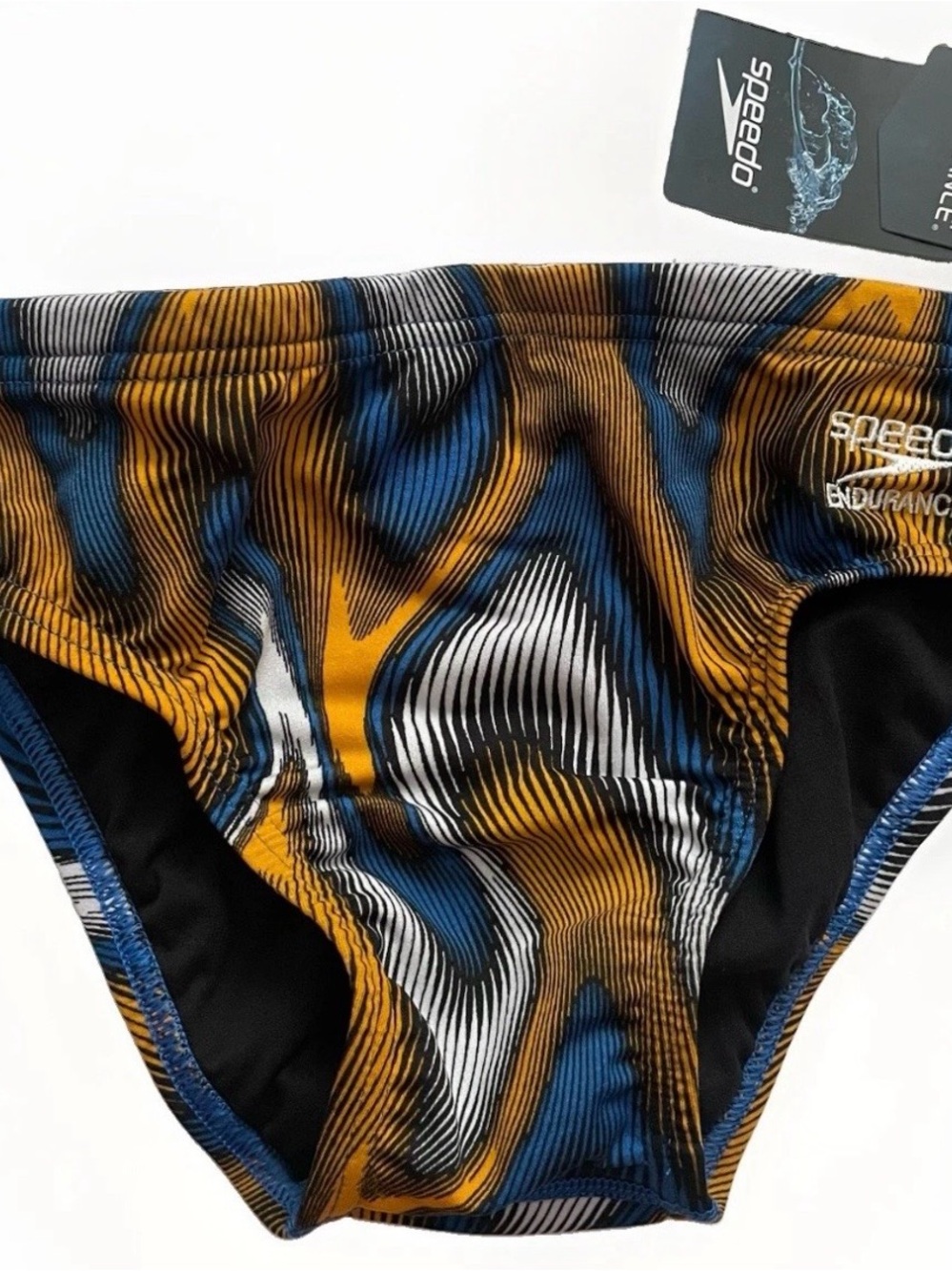 Speedo Endurance+ brief, Team Royal blue/Gold, size 26